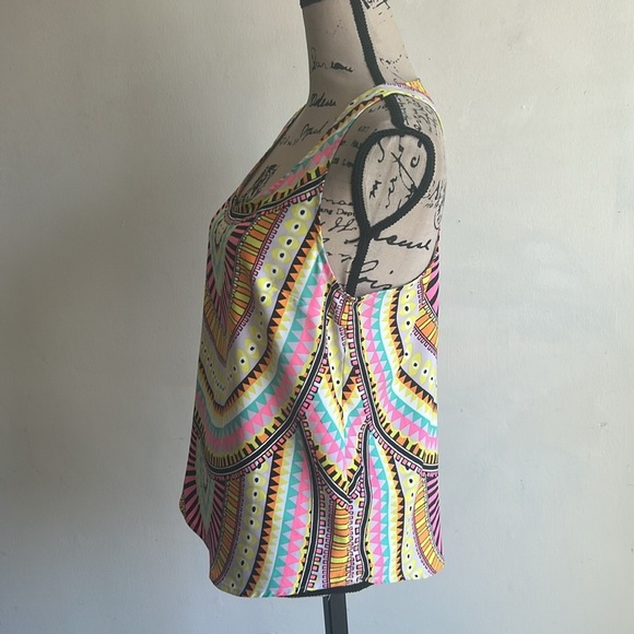 Mara Hoffman Aztec Print Colorful Tank Top Size Small - Picture 6 of 11